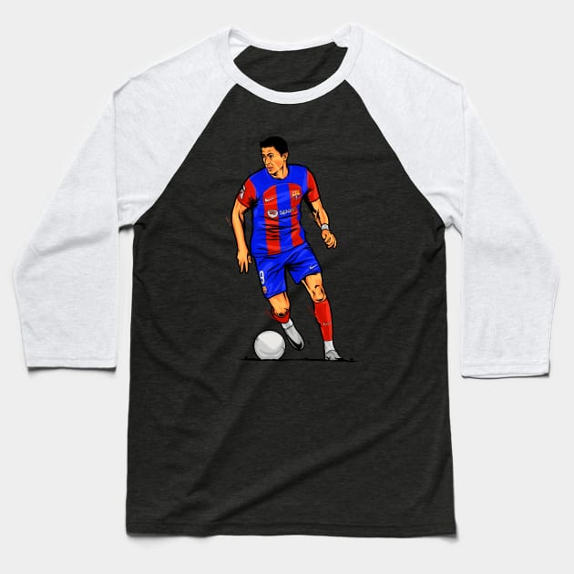 lewandowski Baseball T-Shirt by ARTABBAS